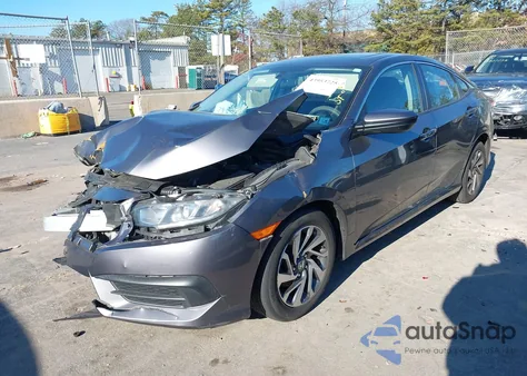 2018 Honda Civic Ex из США, поврежденный, VIN 2HGFC2F72JH560067